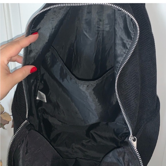 Victoria's Secret PINK Corduroy Backpack, Black EUC - Picture 6 of 16